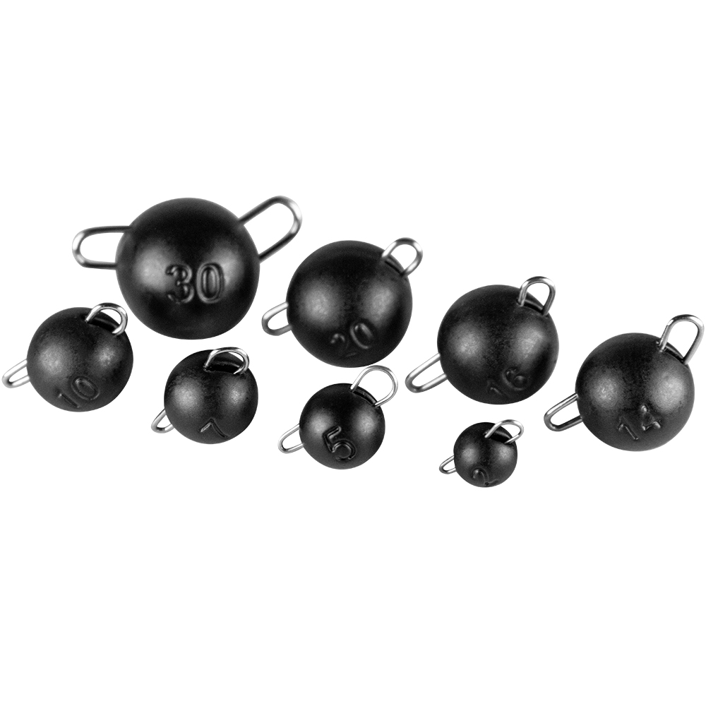 LMAB Tungsten Chebu Sinker Weights Matt Black